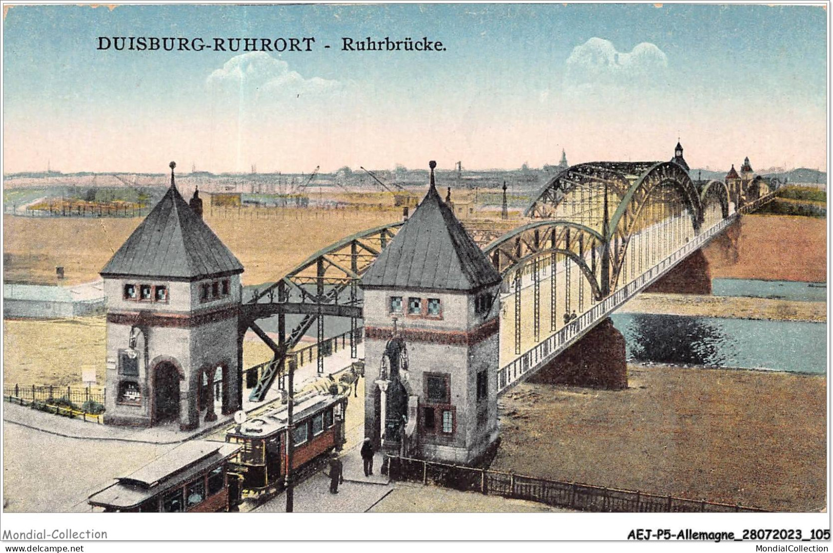 AEJP5-0399- ALLEMAGNE - DUISBURG-RUHRORT - RUHRBRUCKE - Duisburg