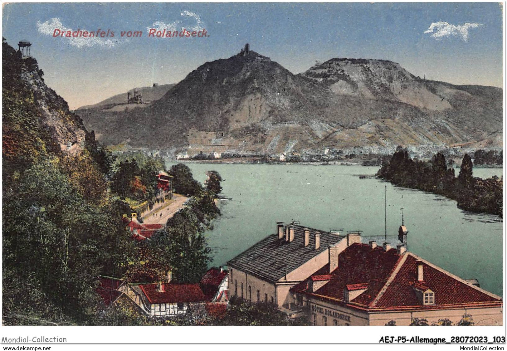 AEJP5-0398- ALLEMAGNE - DRACHENFELS VOM ROLANSECK - Drachenfels