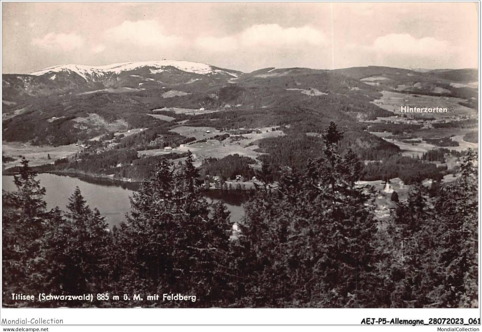 AEJP5-0377 - ALLEMAGNE - TITISEE - MIT FELDBERG - Titisee-Neustadt