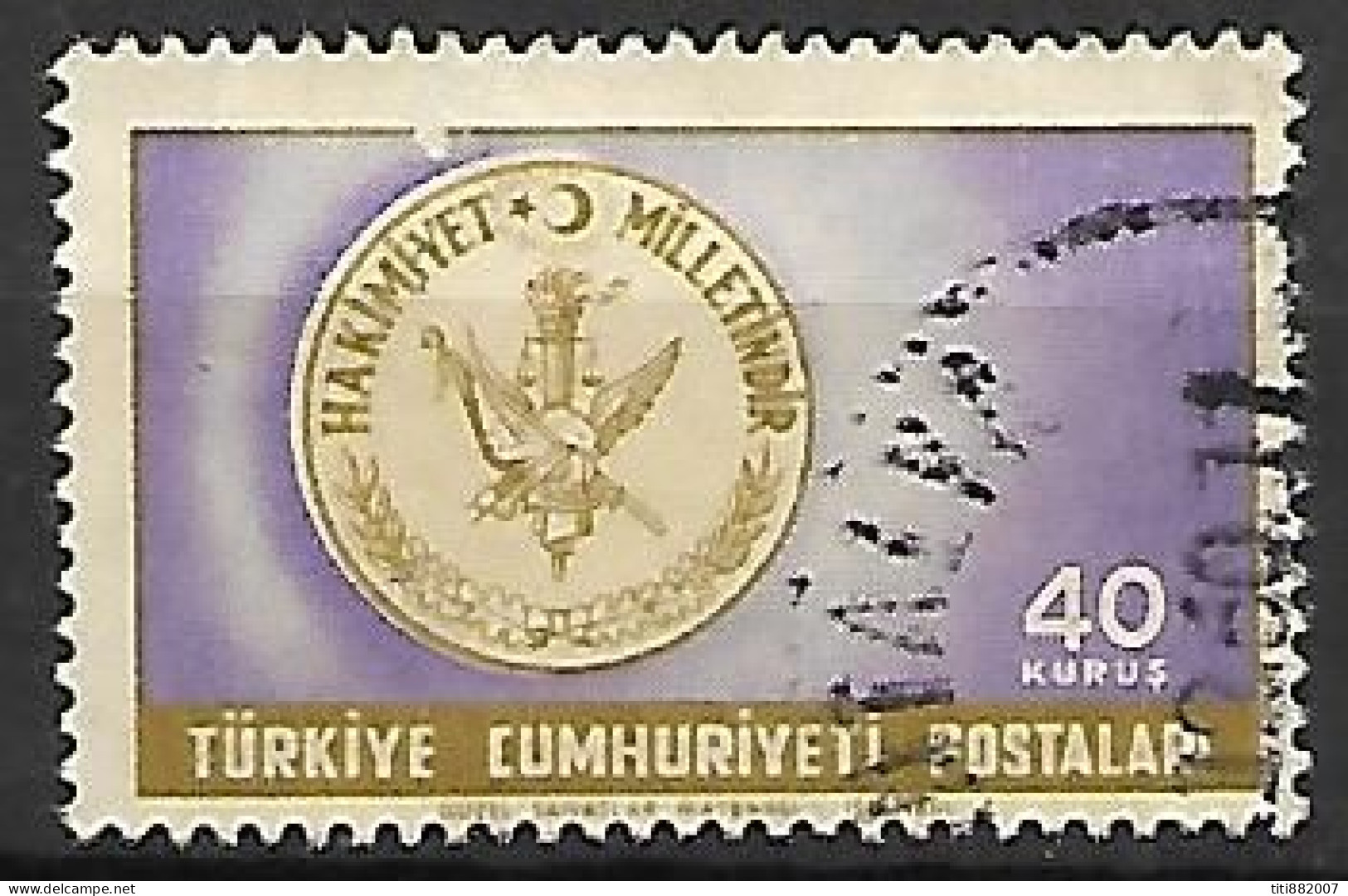 TURQUIE    -    1960.   Y&T N° 1571 Oblitéré. - Gebraucht