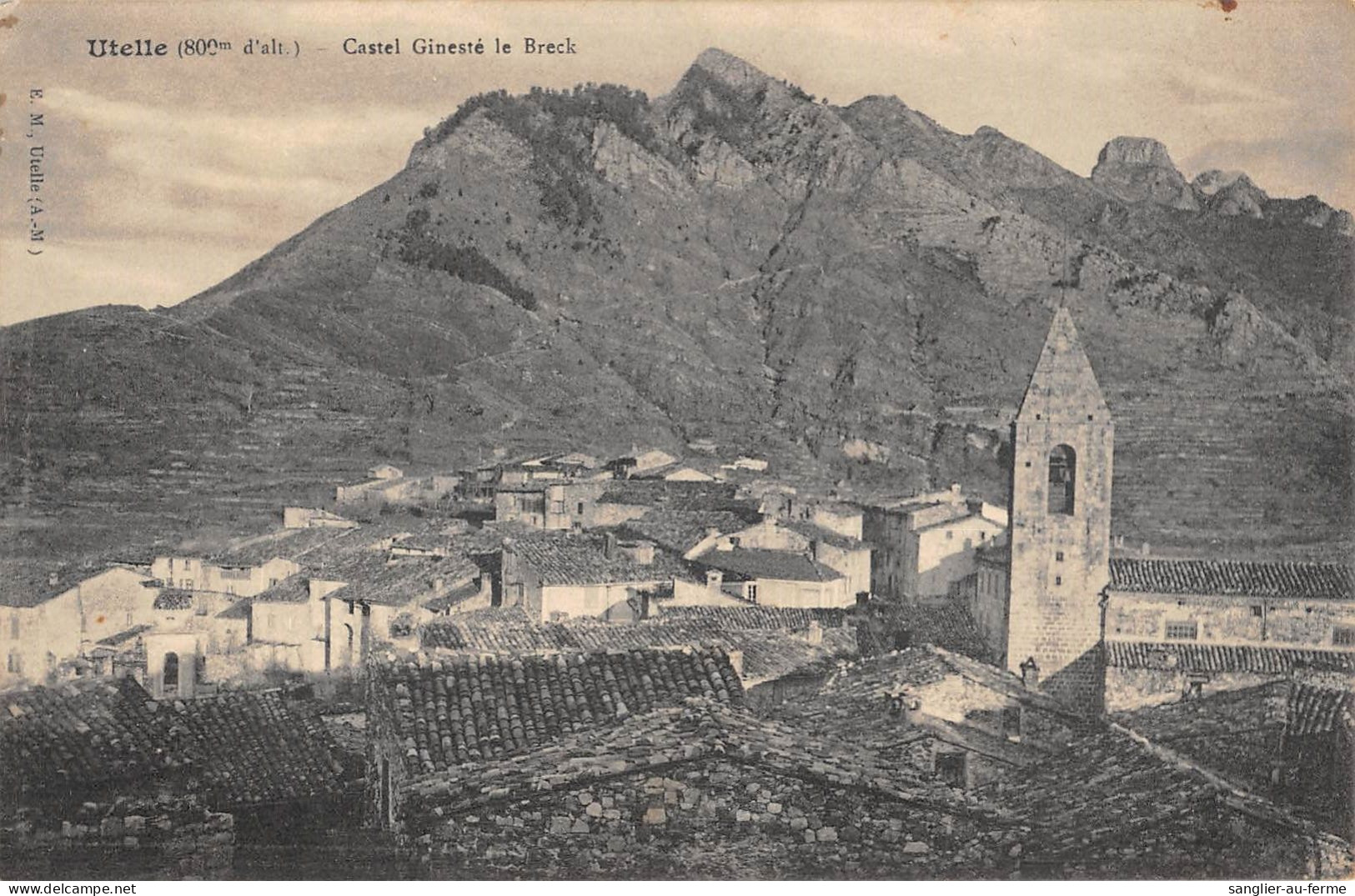 CPA 06 UTELLE / CASTEL GINESTE LE BRECK - Autres & Non Classés