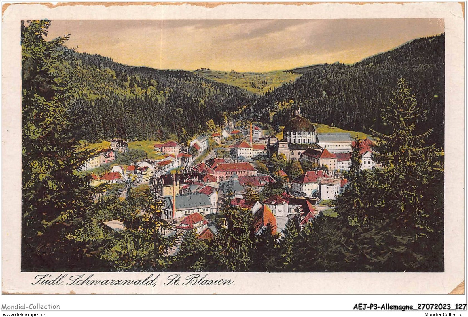 AEJP3-0240 - ALLEMAGNE - SUDL-SCHNVARZNVALD - ST-BLASIEN - St. Blasien