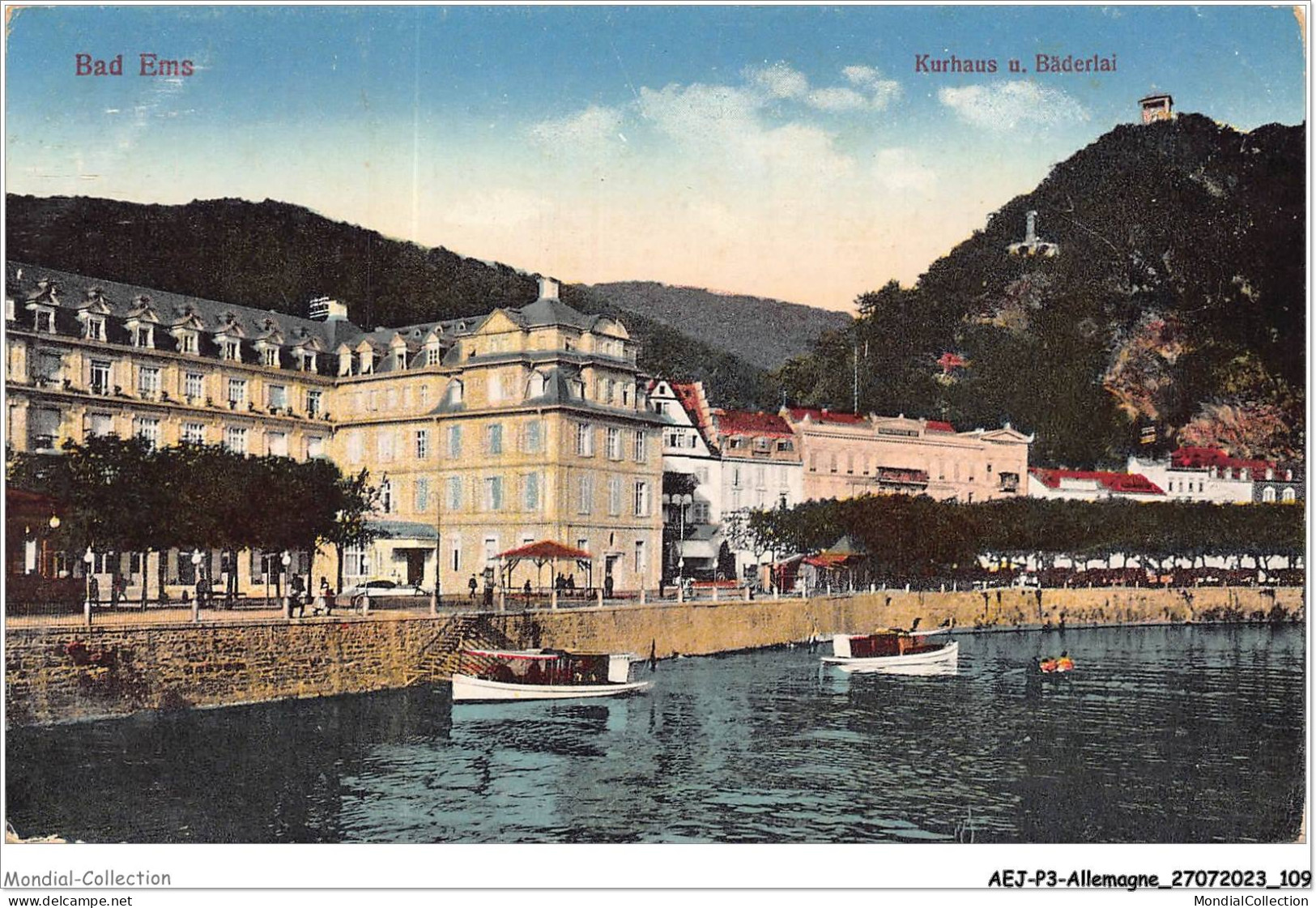 AEJP3-0231 - ALLEMAGNE - BAD EMS - KURHAUS UND BADERLAI - Bad Ems