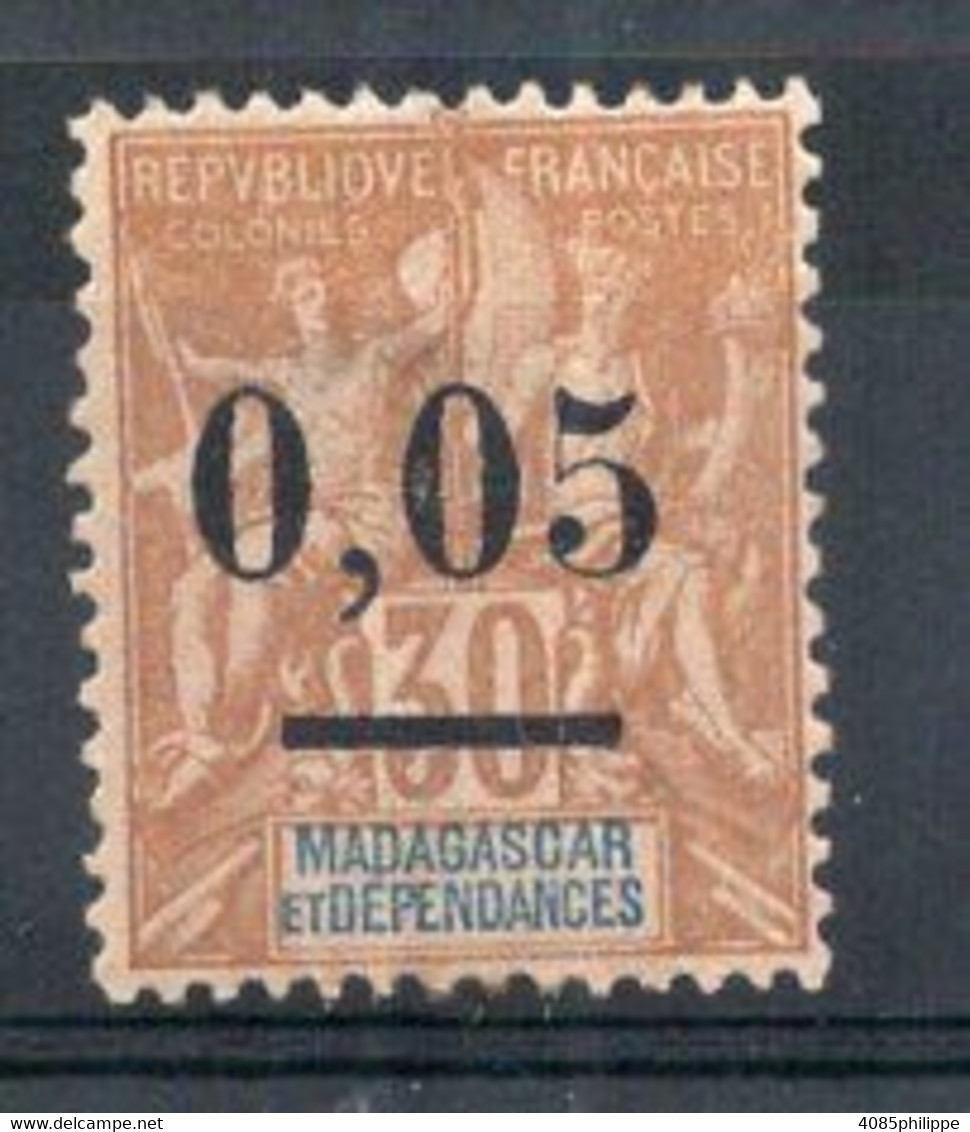 MADAGASCAR Timbre Poste N°52* Neuf TB Cote 16€00 - Oblitérés