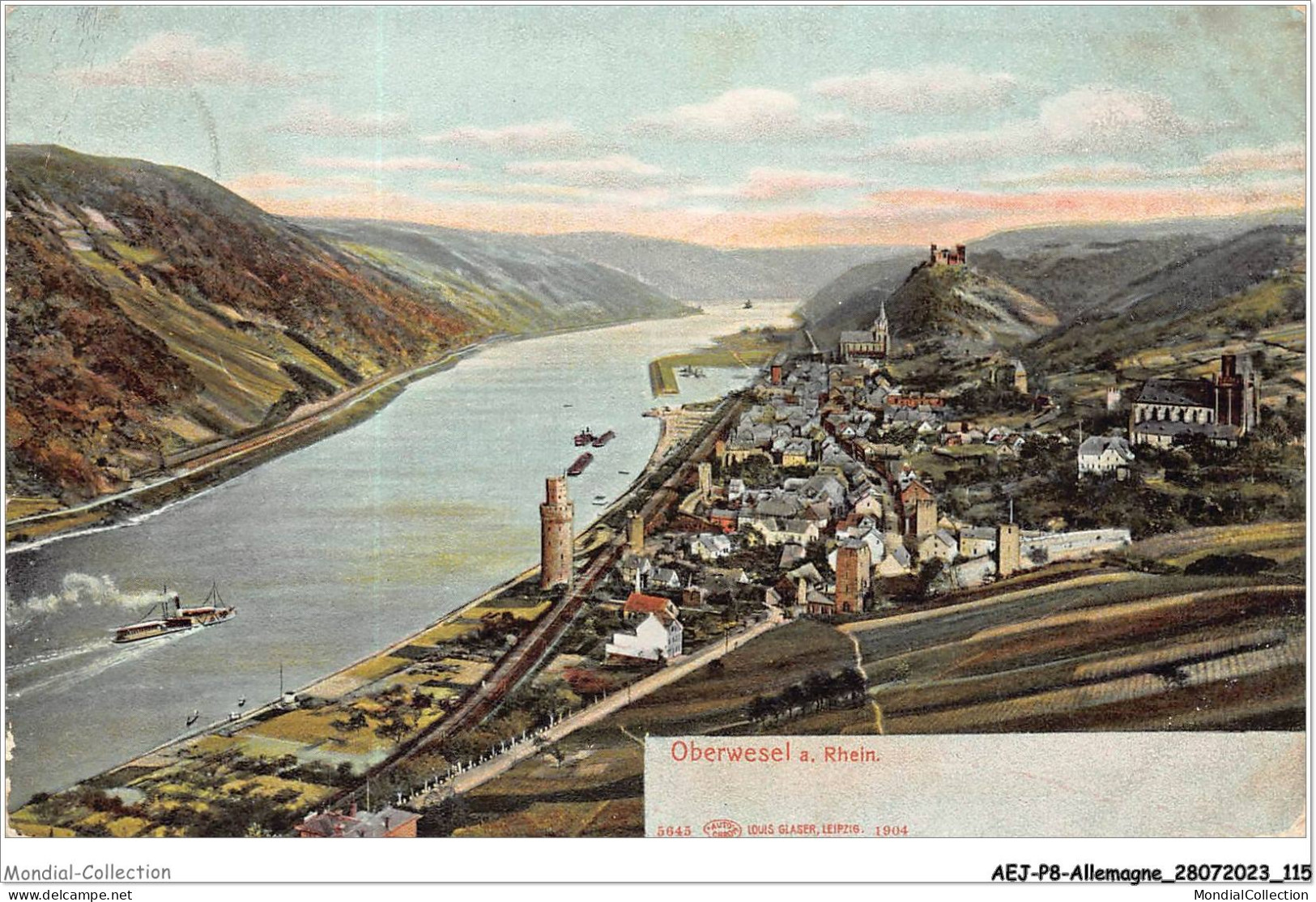 AEJP8-0668- ALLEMAGNE - OBERWESEL-A-RHEIN - Oberwesel