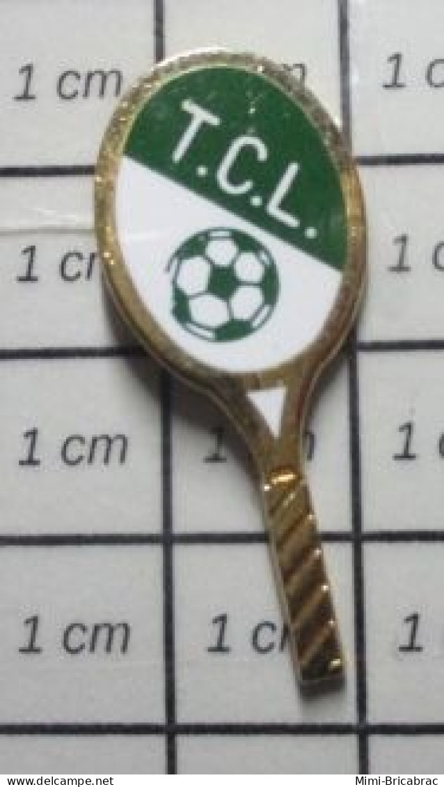 511B Pin's Pins / Beau Et Rare / SPORTS / RAQUETTE TENNIS CLUB TCL - Tenis