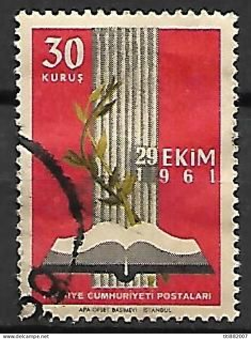 TURQUIE    -    1961.   Y&T N° 1609 Oblitéré. - Used Stamps