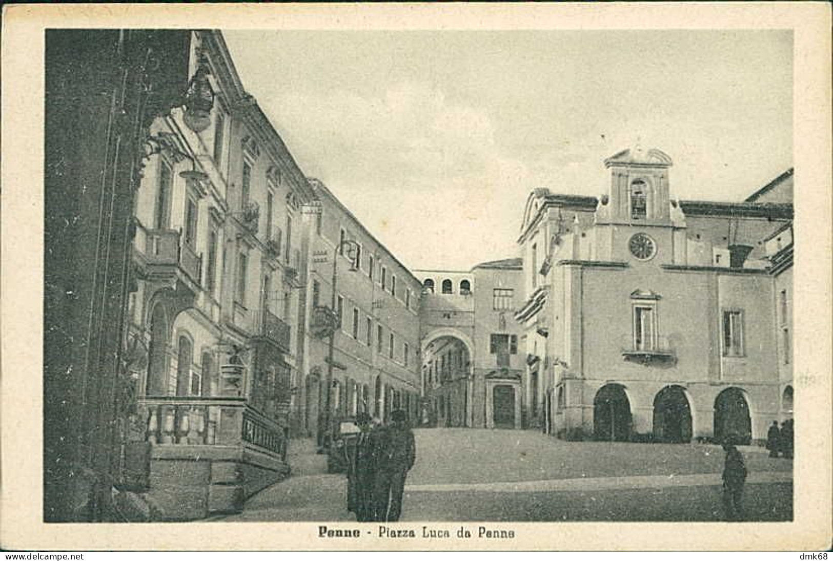 PENNE ( PESCARA ) PIAZZA LUCA DA PENNE - EDIZIONE SERAFINI - SPEDITA 1950 (20332) - Pescara