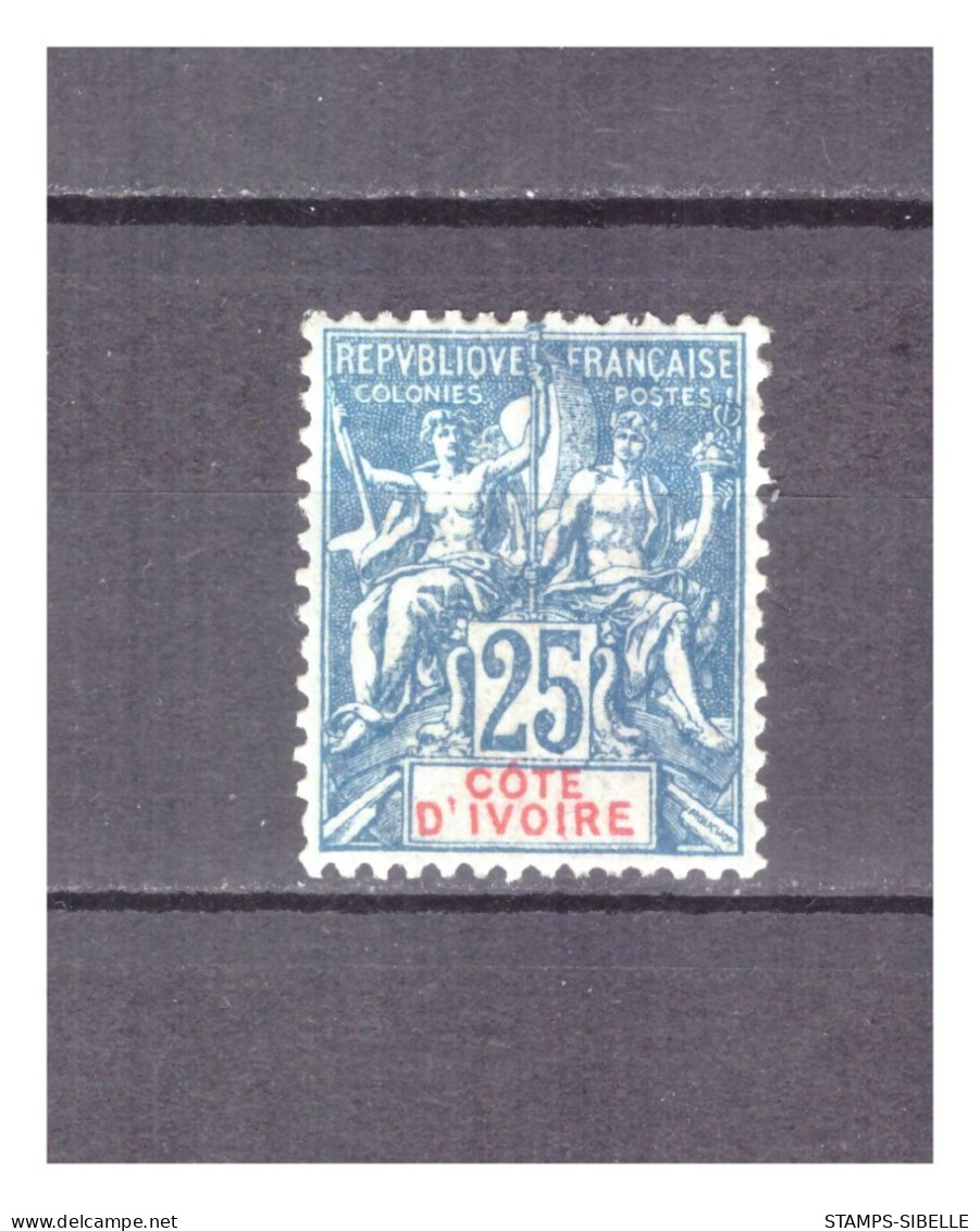 COTE D' IVOIRE     N °   16 .   25  C   BLEU   NEUF  *     .  SUPERBE  . - Unused Stamps