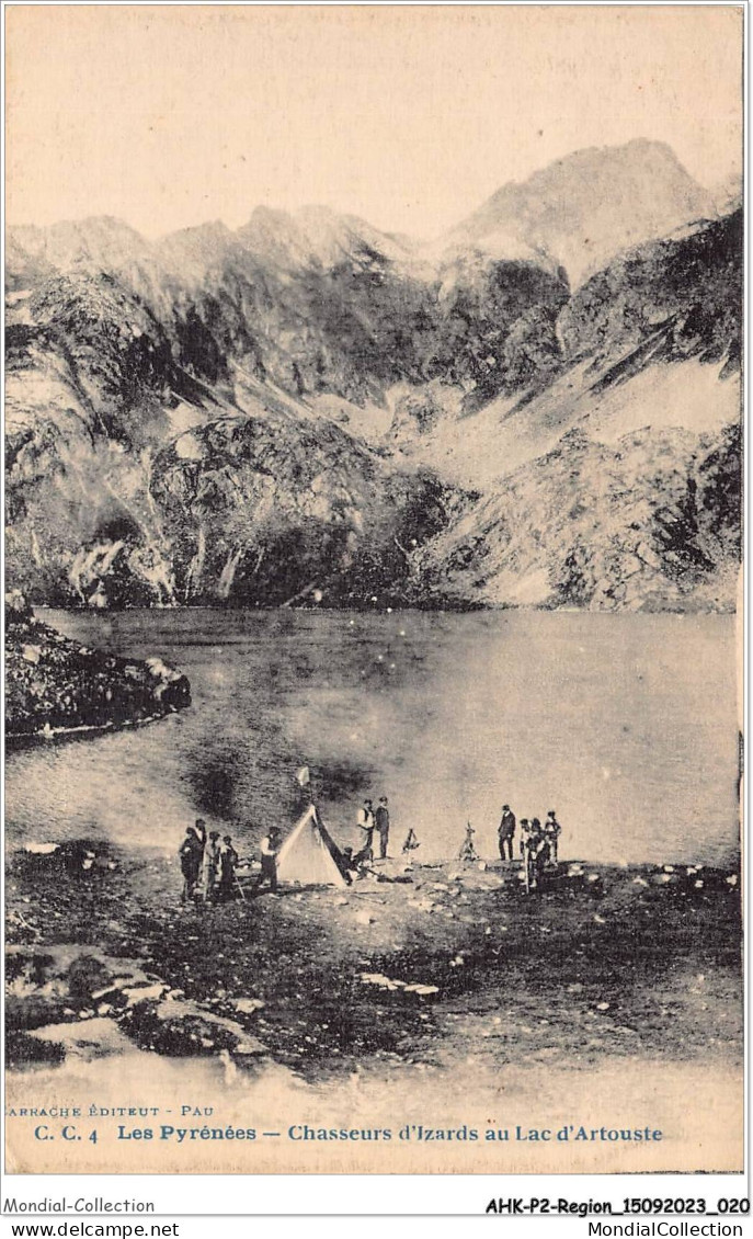 AHKP2-0080 - REGION - MIDI-PYRENEES - Les Pyrénées - Chasseurs D'izards Au Lac D'artouste - Midi-Pyrénées