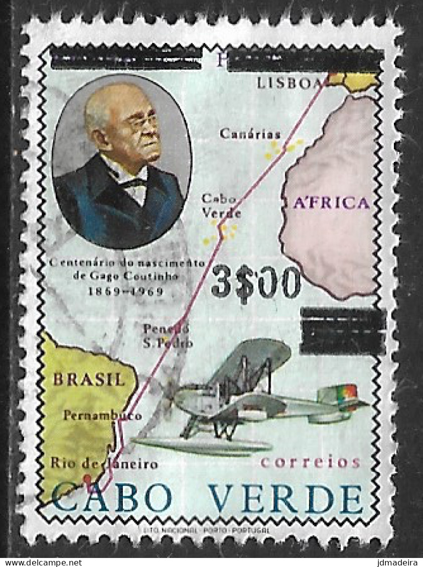 Cabo Verde – 1978 Gago Coutinho Centenary 3$00 Over $30 Used Stamp - Cape Verde