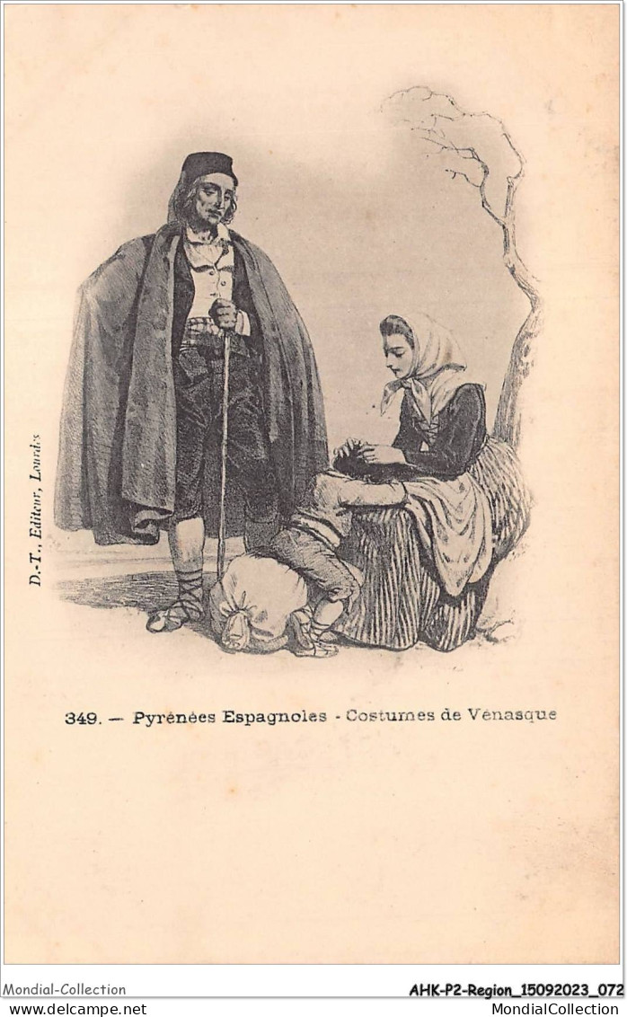 AHKP2-0106 - REGION - MIDI-PYRENEES - Pyrénées Espagnoles - Costumes De Venasque - Midi-Pyrénées