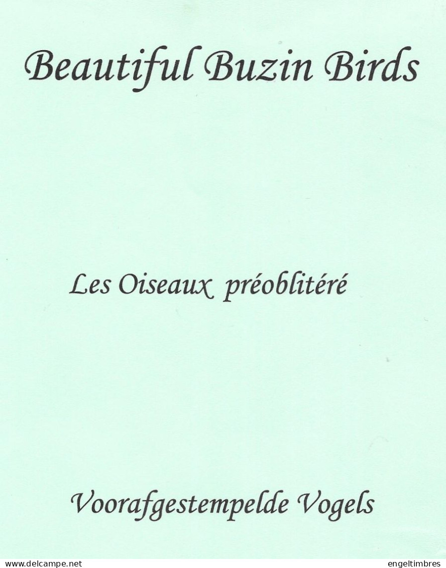 Belgium1985/86/88/89/90/91/92/93/94/95/96  BUZIN Birds  Preos   30 Stamps In Total (scans) - Typos 1986-96 (Vögel)