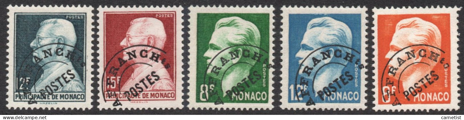 1943-51 : Préo 6 à 10 Neufs Sans Charnière MNH - Préoblitérés