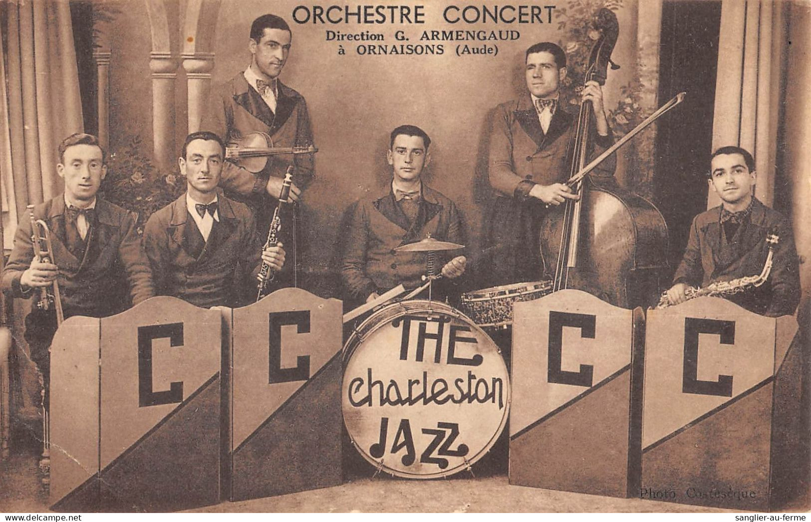 CPA 11 ORNAISONS / ORCHESTRE CONCERT / DIRECTION G.ARMENGAUD / THE CHARLESTON JAZZ - Sonstige & Ohne Zuordnung