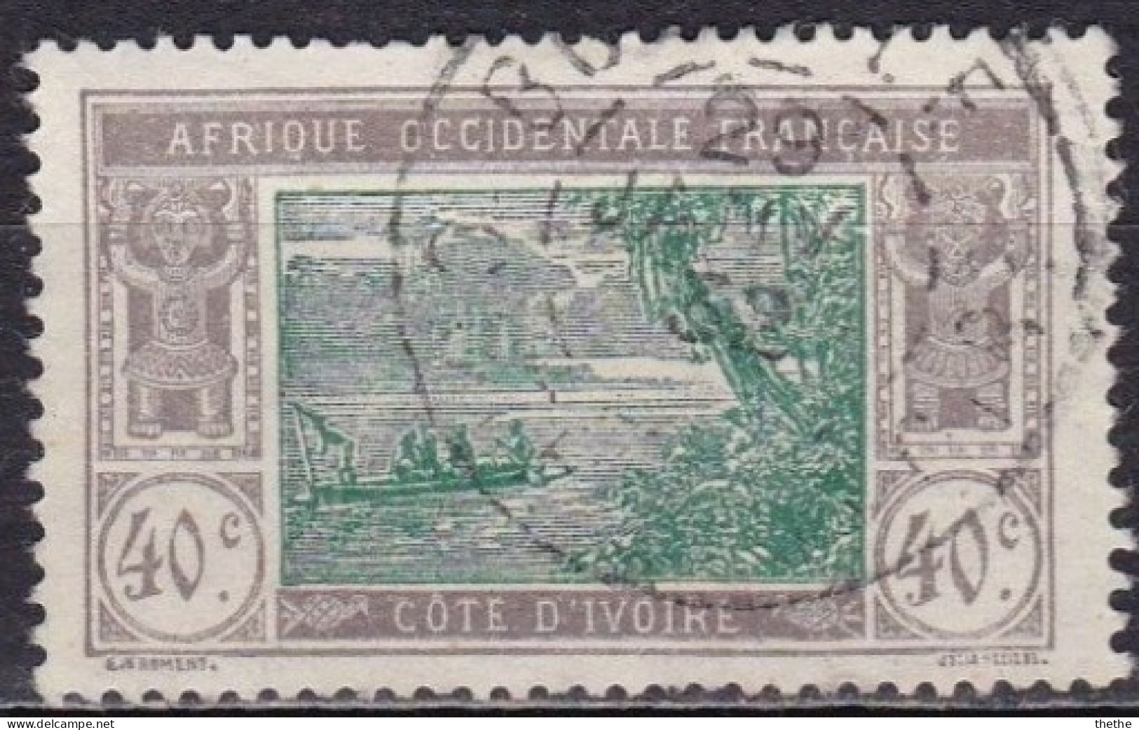 COTE D'IVOIRE - Ebrié Lagoon - Gebruikt