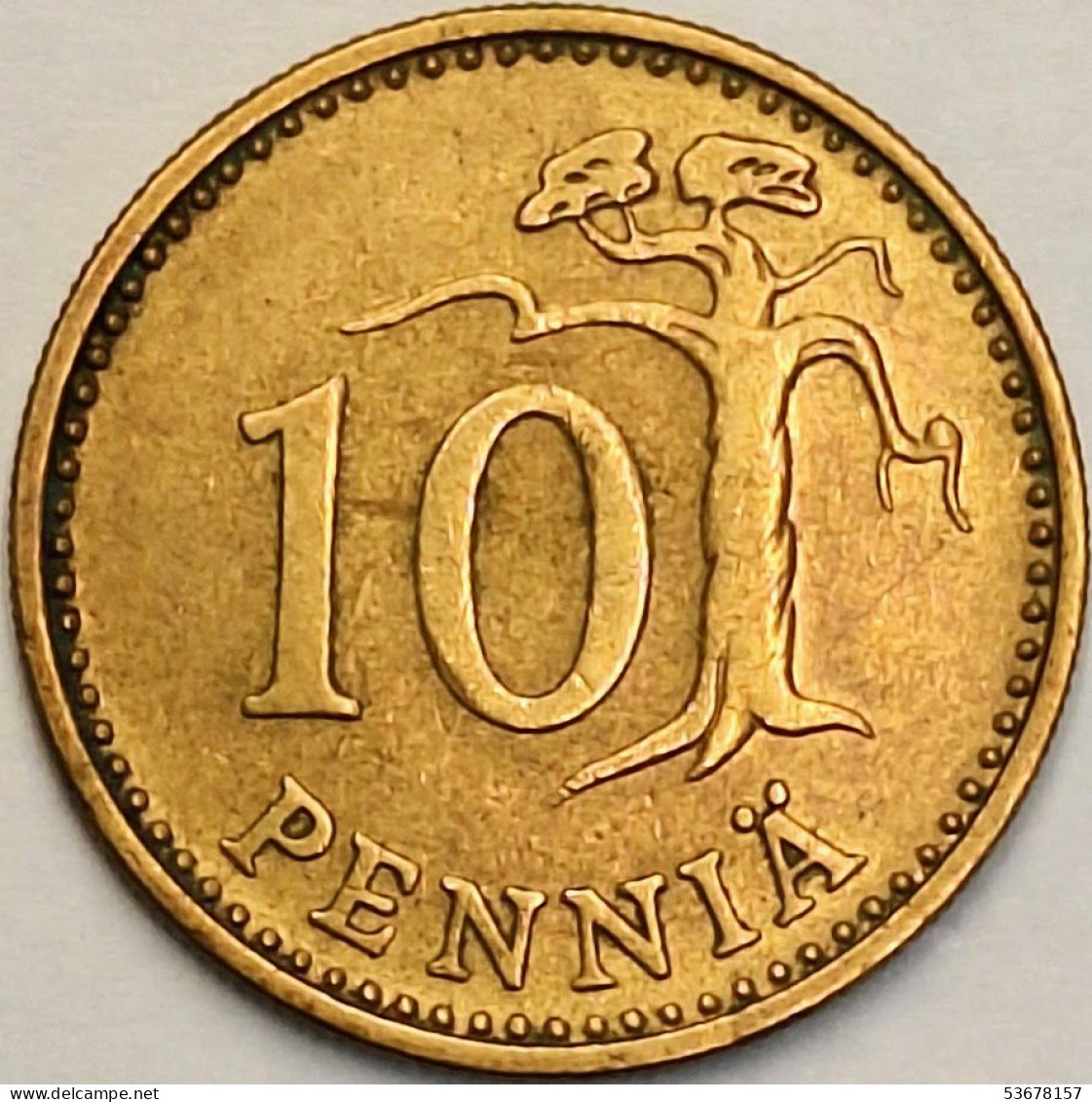 Finland - 10 Pennia 1963 S, KM# 46 (#3913) - Finland