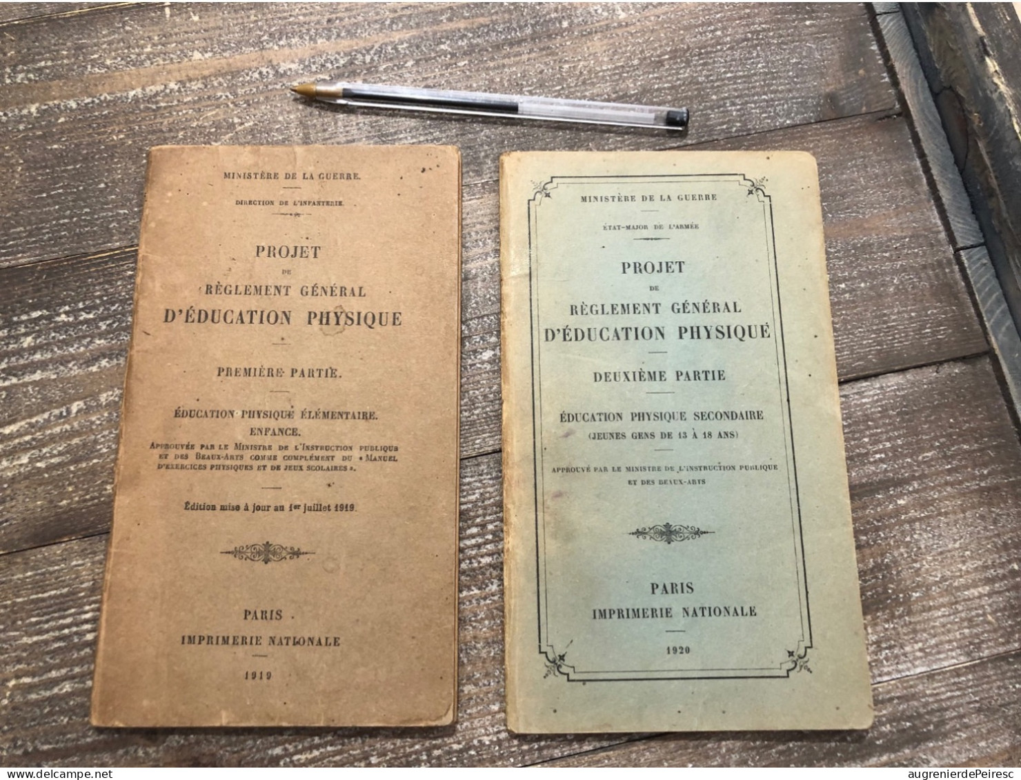 Deux Livrets Pour Former Les Enfants à Devenir De Bons Soldats  1919-1920 - 1914-18