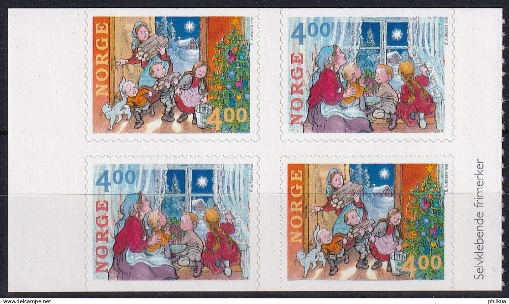 MiNr. 1331 - 1332 Norwegen  1999, 19. Nov. Weihnachten - Postfrisch/**/MNH - Ungebraucht