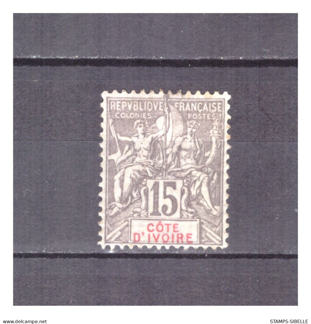 COTE D' IVOIRE     N °   15.   15   C   GRIS       NEUF  *     .  SUPERBE  . - Unused Stamps