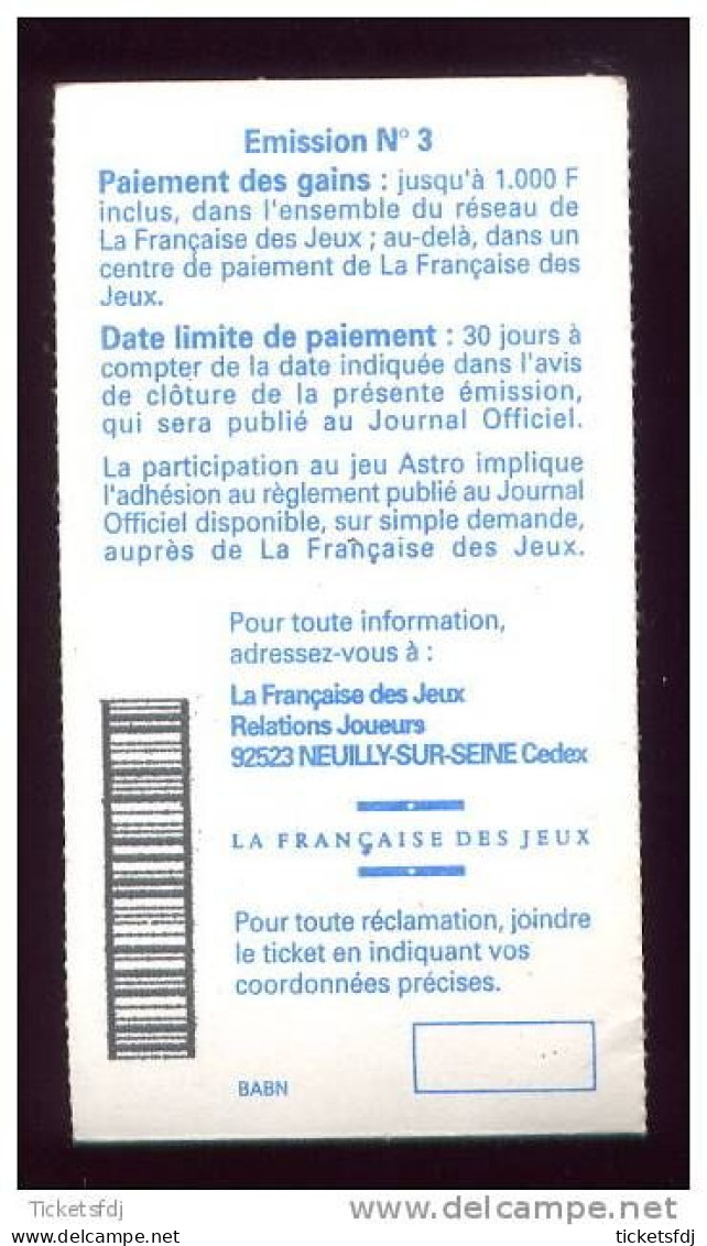 Grattage FDJ - Le Ticket ASTRO 39870 Au Choix - FRANCAISE DES JEUX - Billets De Loterie