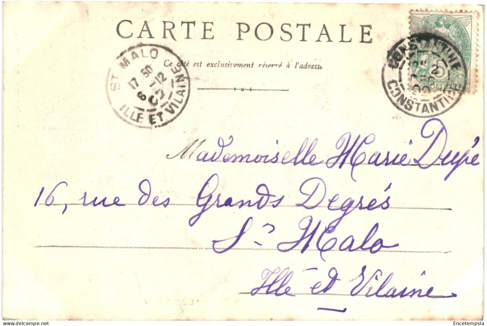 CPA Carte Postale Algérie Constantine  Un Marché Arabe   1902  VM78940 - Constantine