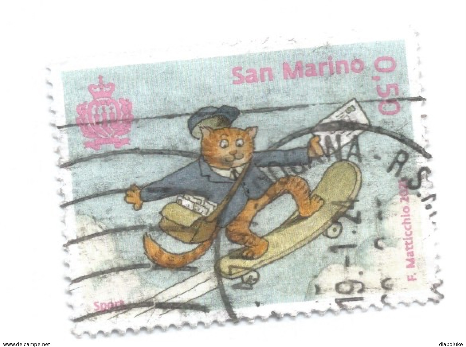 (SAN MARINO) 2021, SPORT, €0,50 - 1 Francobollo Usato - Oblitérés