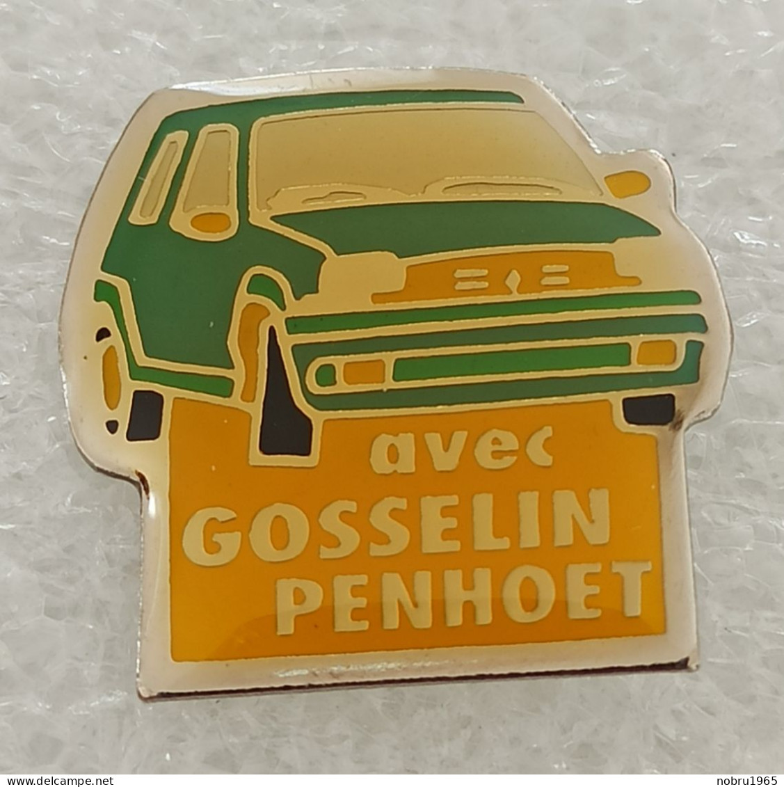 Pin's Peugeot 106. Garage Gosselin à Penhoet - Peugeot