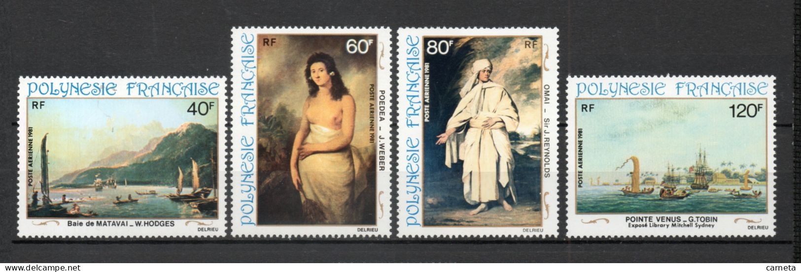 POLYNESIE  PA  N°  163 à 166   NEUFS SANS CHARNIERE COTE  10.00€    PEINTRE TABLEAUX ART - Unused Stamps