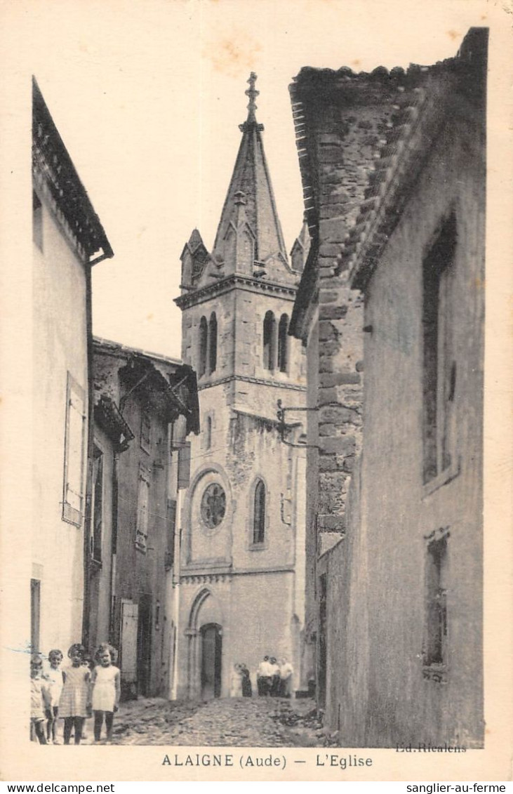 CPA 11 ALAIGNE / EGLISE - Altri & Non Classificati