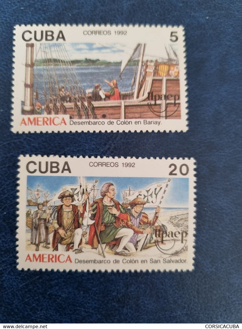 CUBA  NEUF  1992   AMERICA  UPAEP //  PARFAIT  ETAT //  1er  CHOIX // - Neufs