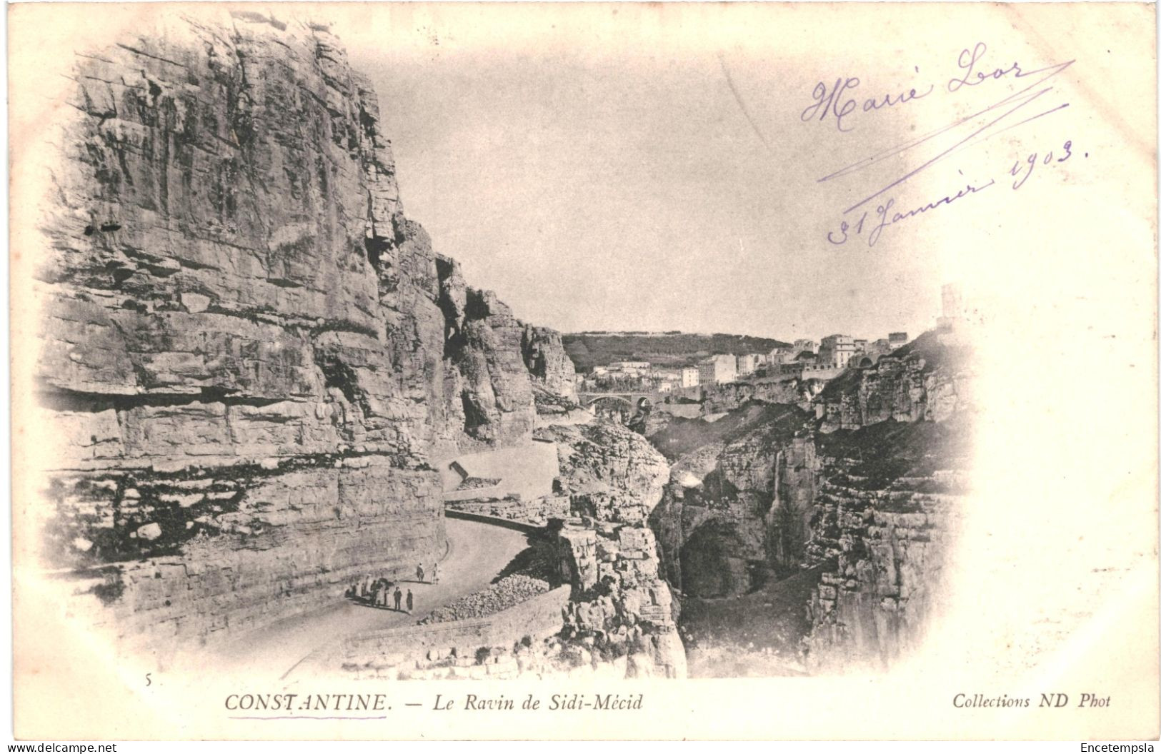 CPA Carte Postale Algérie Constantine  Ravin De Sidi Mecid   1903  VM78941 - Constantine