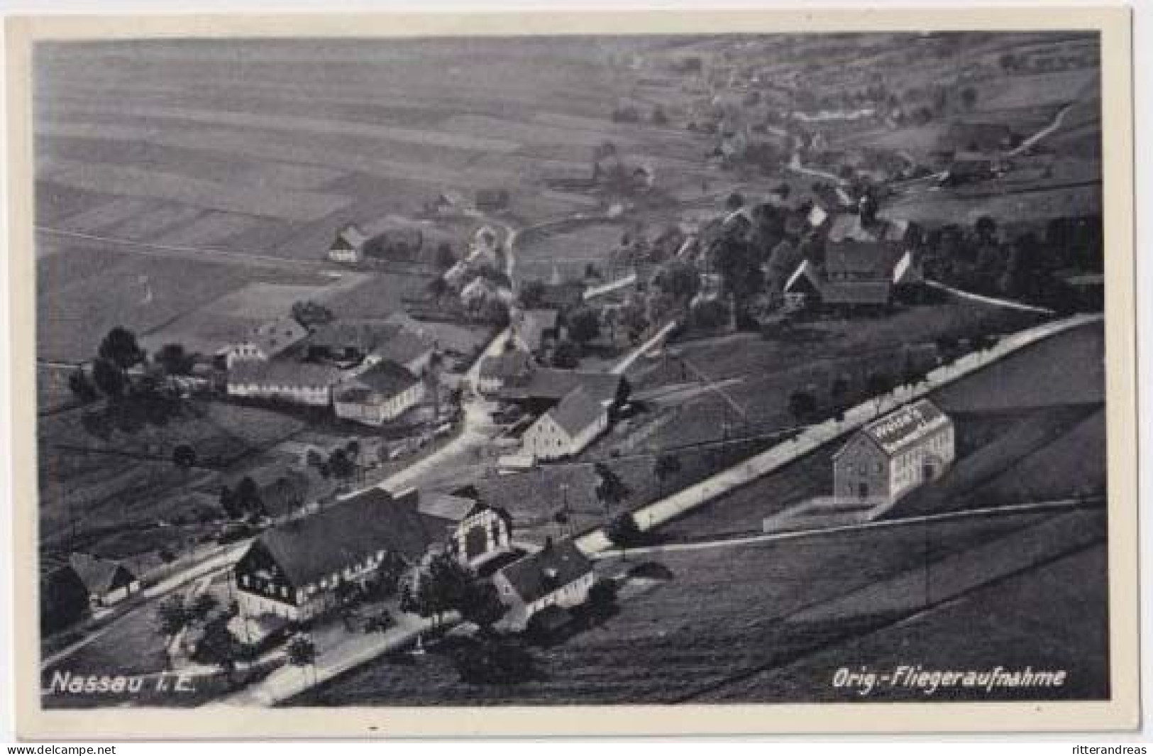 AK Nassau Fliegeraufnahme Ca 1940 (Frauenstein) (Al06) - Frauenstein (Erzgeb.)