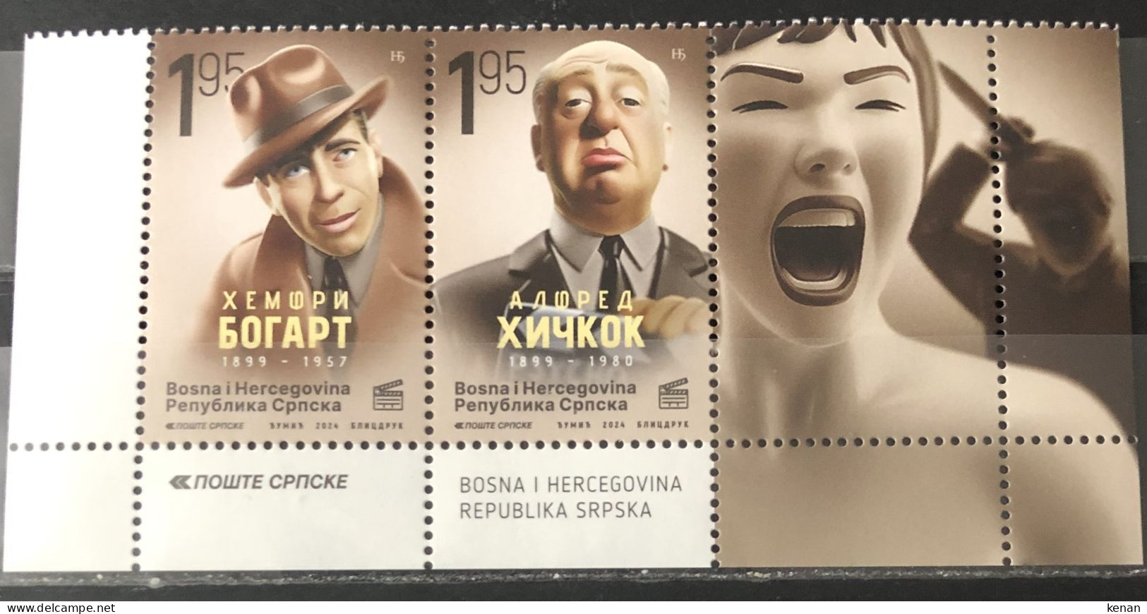 Bosnia And Hercegovina, Republic Of Srpska, 2024, Legends Of Cinema, With Label (MNH) - Bosnie-Herzegovine