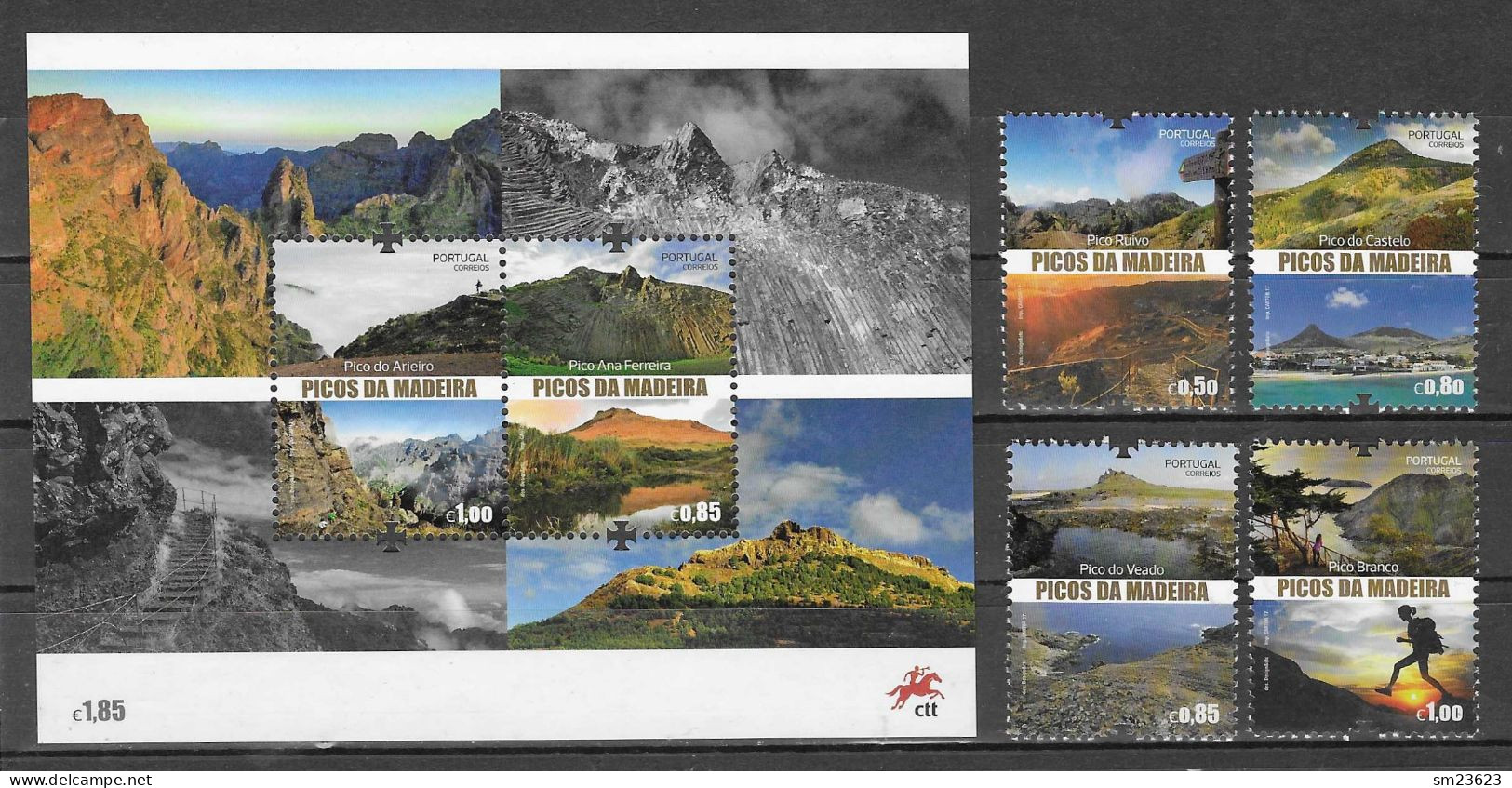 Portugal  2017 ,  Picos Da Madeira - Postfrisch / MNH / (**) - Neufs