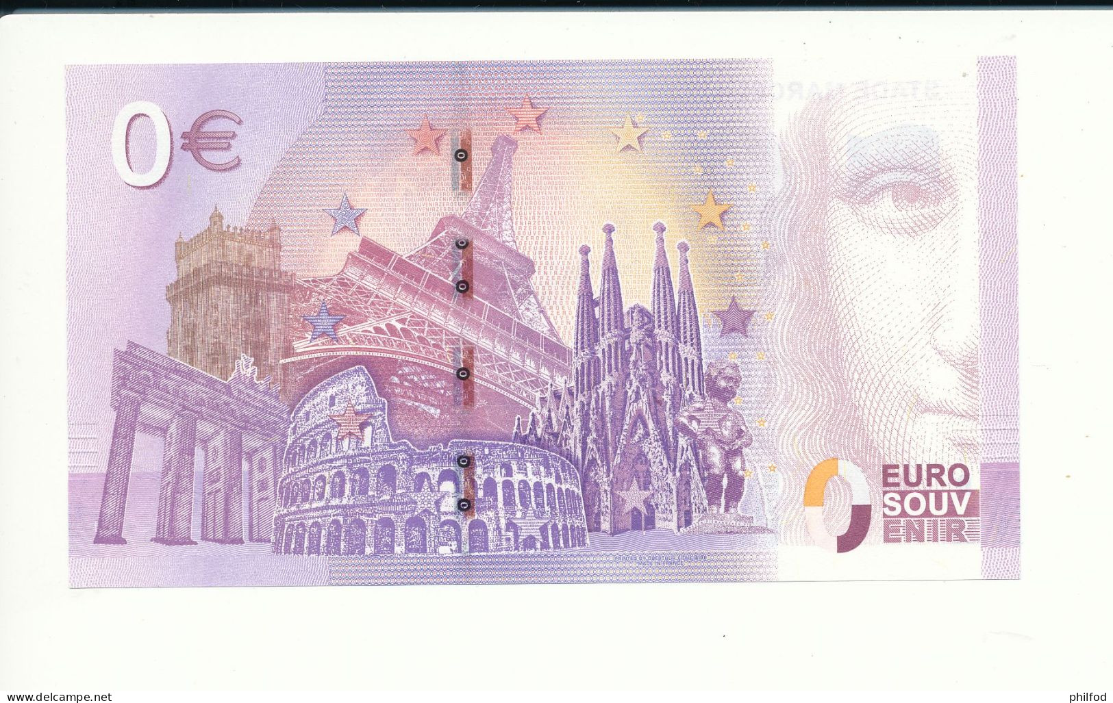 Billet Touristique 0 Euro - STADE MARCEL-MICHELIN - UEJA - 2019-2 - N° 1552 - Sonstige & Ohne Zuordnung