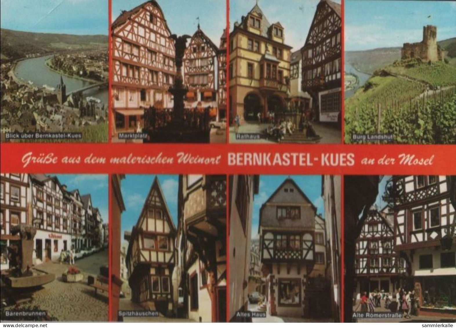 50084 - Bernkastel-Kues - U.a. Blick über Den Ort - Ca. 1985 - Bernkastel-Kues