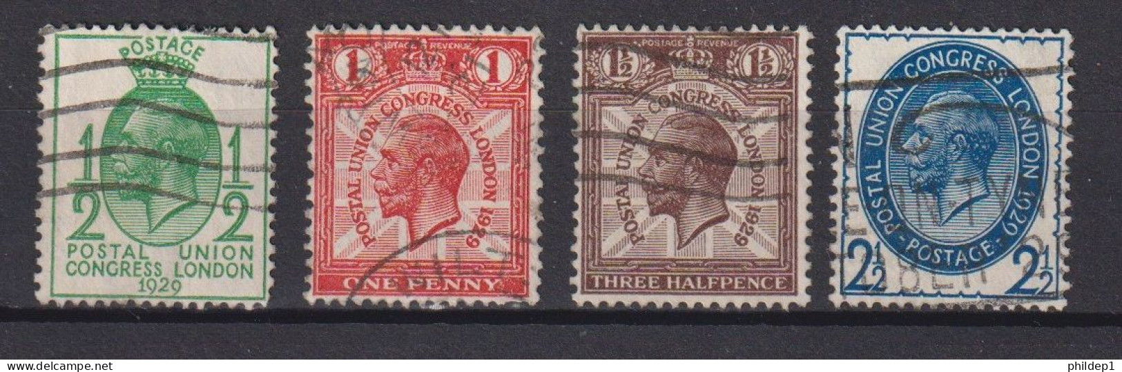 Grande Bretagne: Y&T N° 179/82 Oblitéré(s) - Used Stamps
