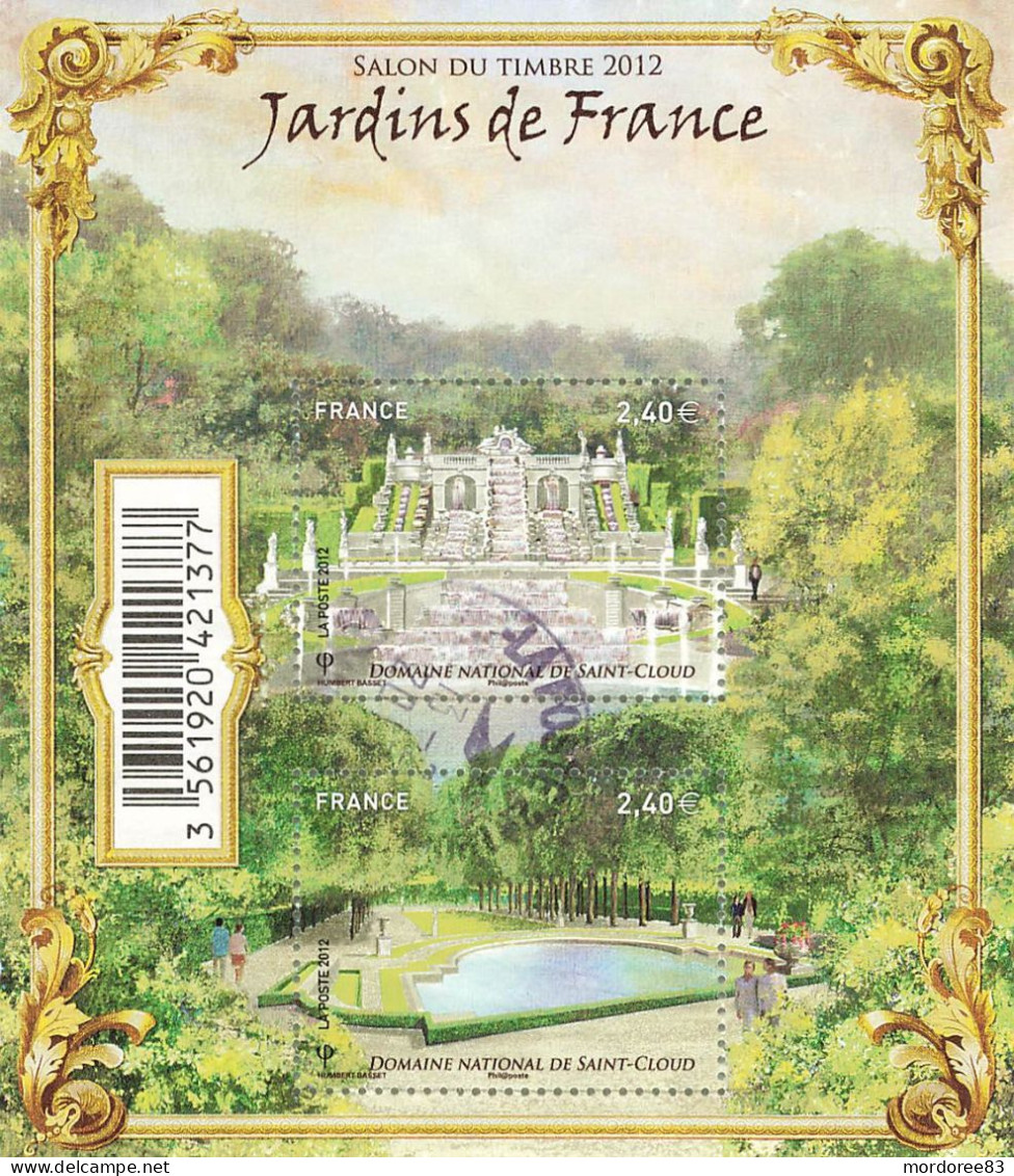 FRANCE 2012 JARDINS DE FRANCE SAINT CLOUD OBLITERE  F 4663 - Oblitérés