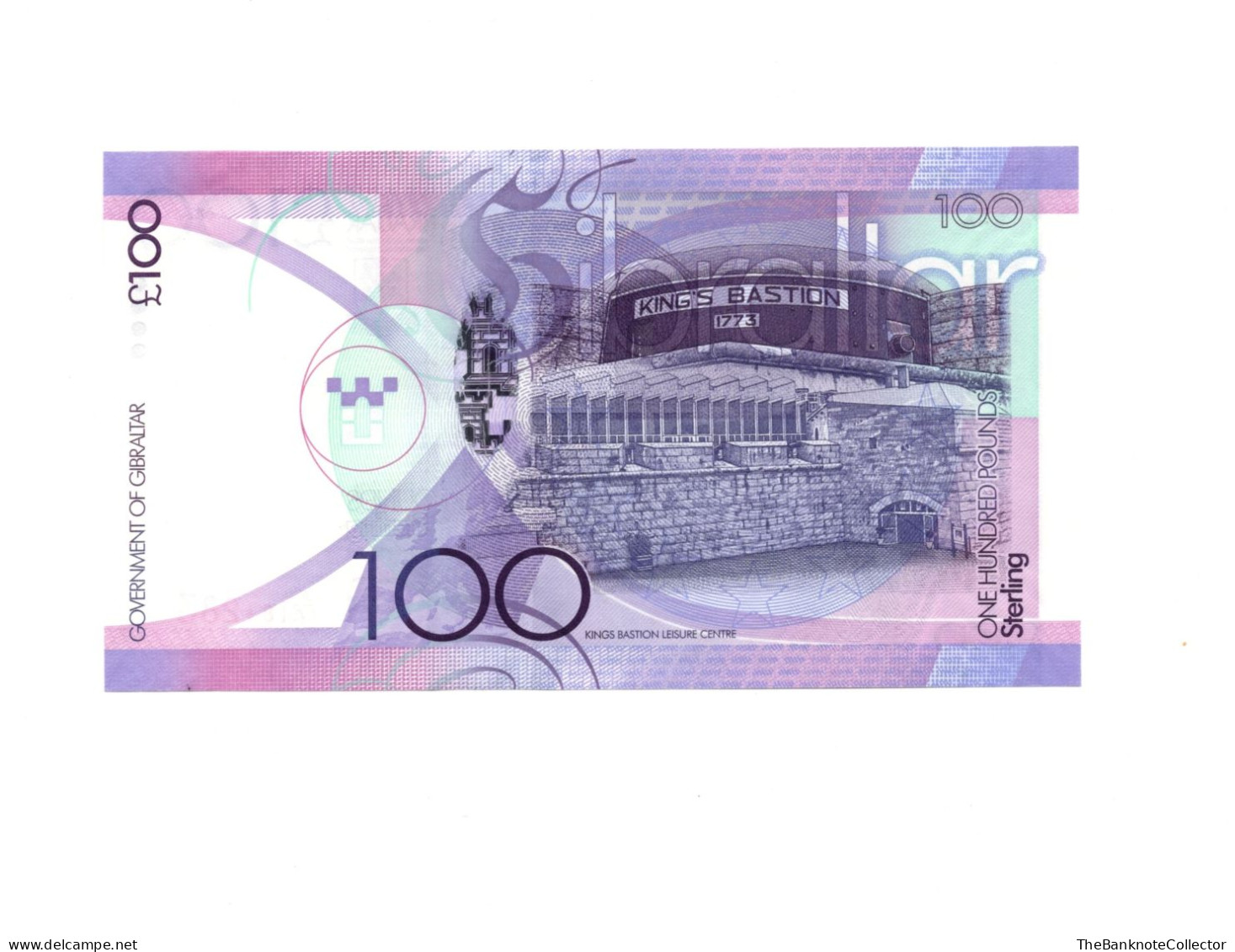 Gibraltar 100 Pounds  Polymer Issue 1 Jan 2011 QEII P-39 UNC - Gibilterra