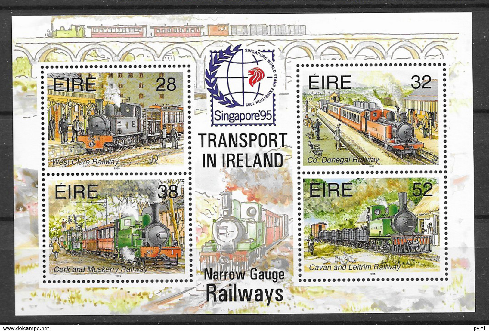 1995 MNH Ireland, Michel Block 15-I Postfris** - Neufs