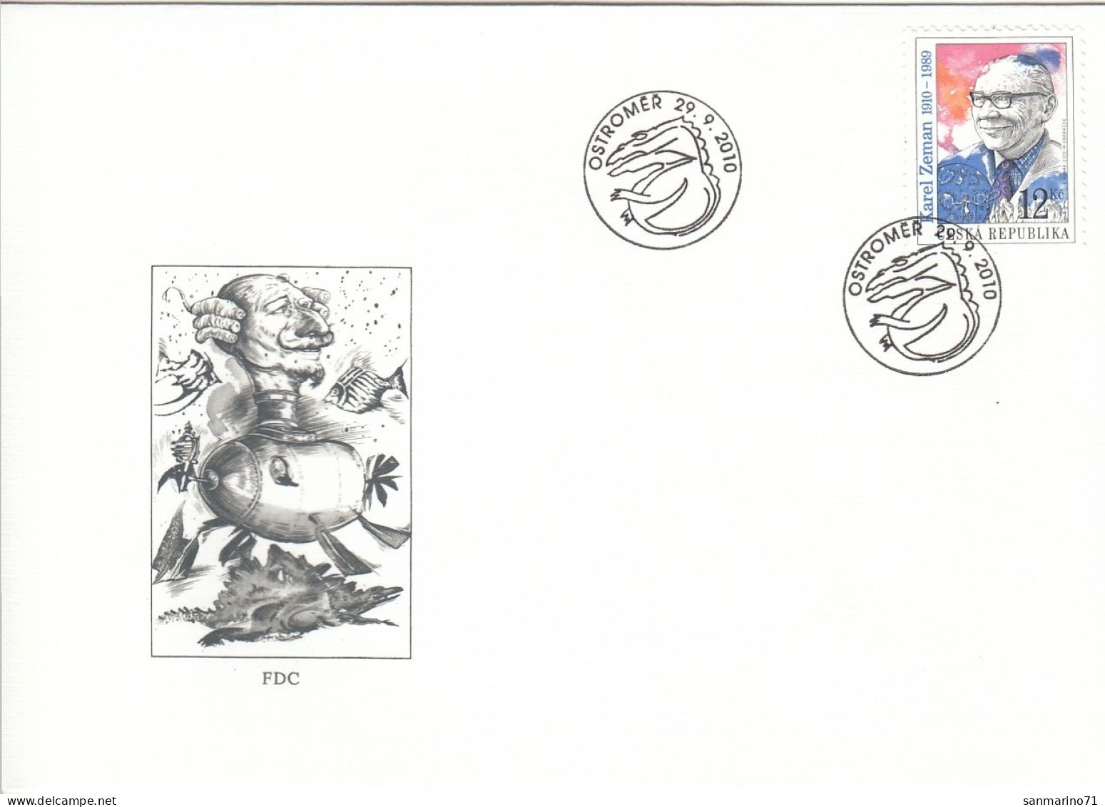 FDC CZECH REPUBLIC 653 - FDC