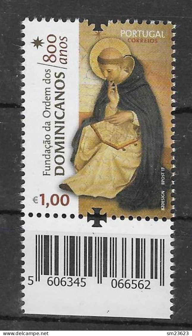 Portugal  2017  Mi.Nr. 4228 ,  Fundacao Da Ordem Dos Domincanos - Postfrisch / MNH / (**) - Ungebraucht