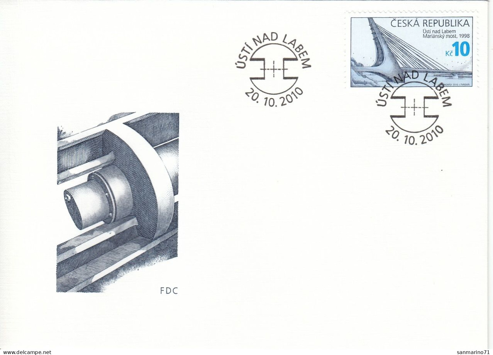 FDC CZECH REPUBLIC 655 - FDC