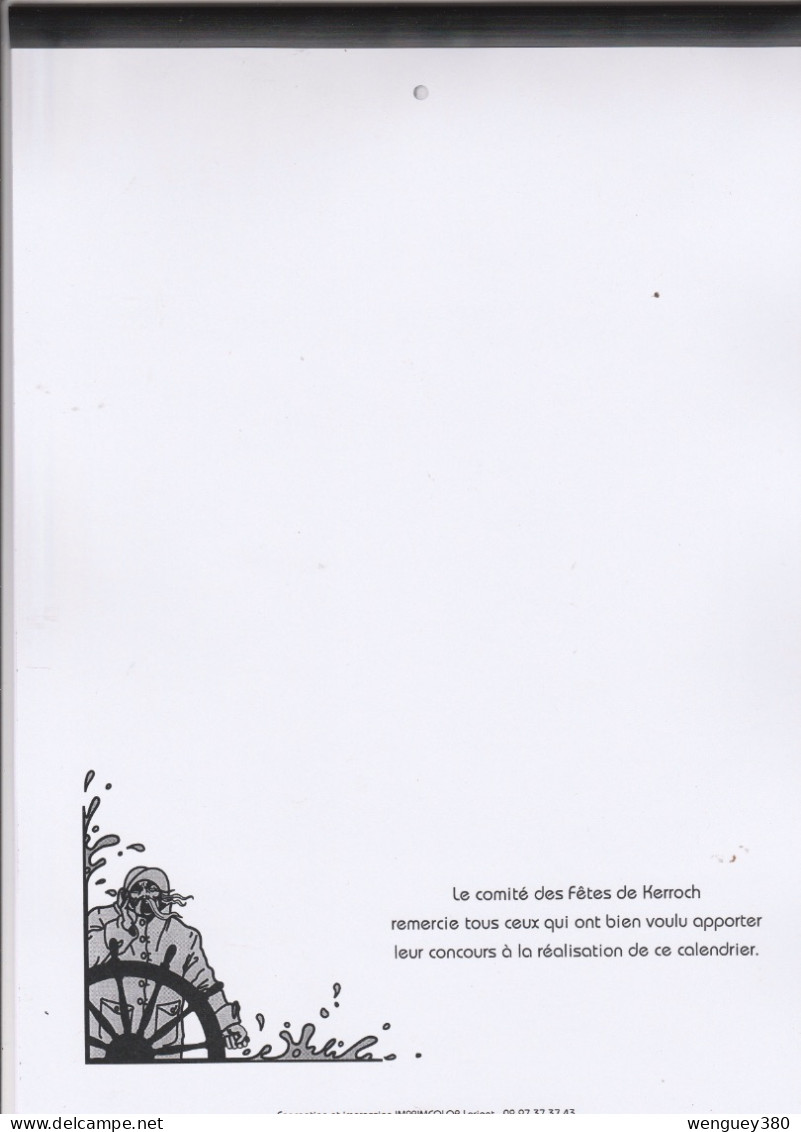 56  KERROCH    CALENDRIER KERROCH 2000  C'était Hier  TB  REPRO DOCUMENT ORIGINAL  Voir Description - Other & Unclassified