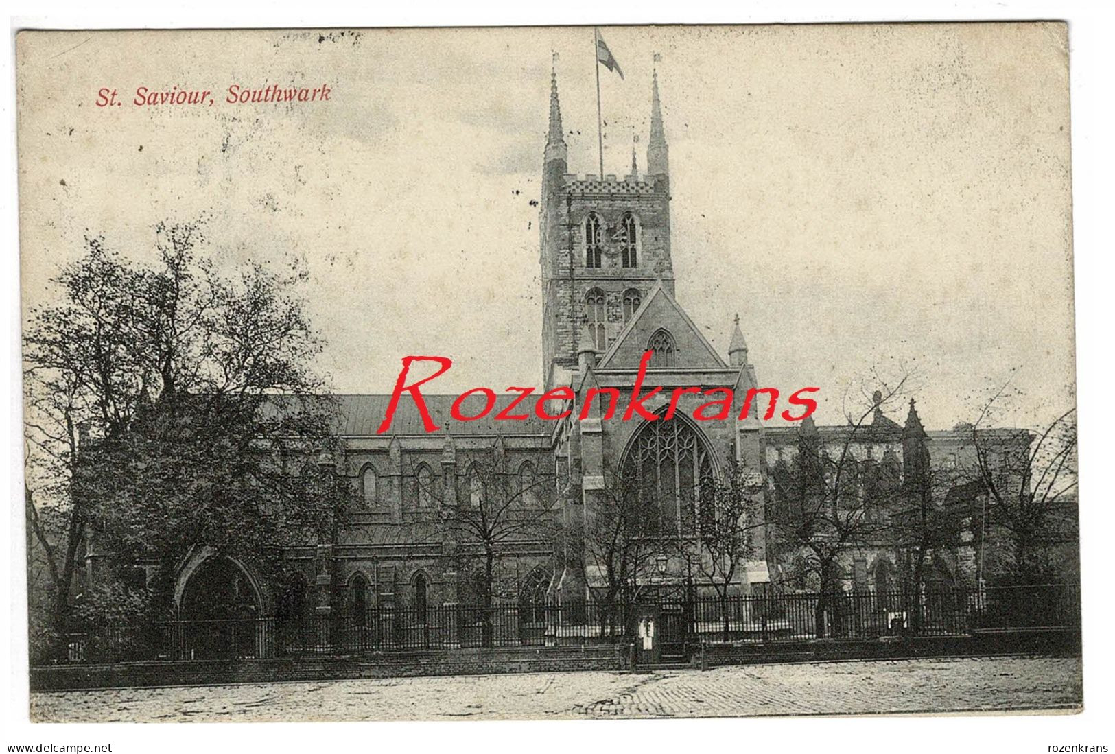 Southwark Cathedral And Collegiate Church Of St Saviour And St Mary Overie Old Postcard London United Kingdom - Londres – Suburbios