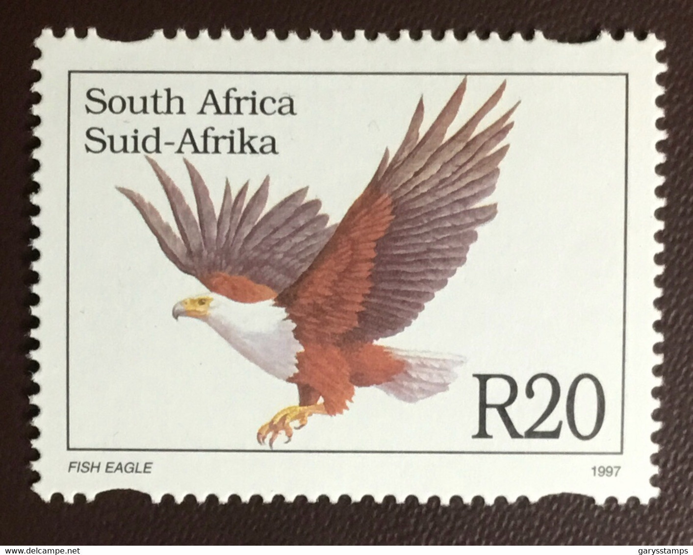 South Africa 1997 20r Definitive Fish Eagle Birds MNH - Águilas & Aves De Presa