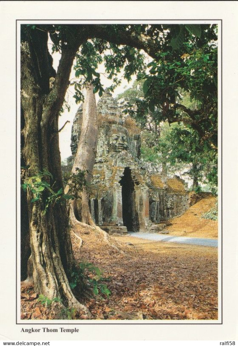 1 AK Kambodscha * Tempel Angkor Thom Gehört Mit Dem Tempel Angkor Wat Seit 1992 Zum UNESCO Weltkulturerbe * - Cambogia