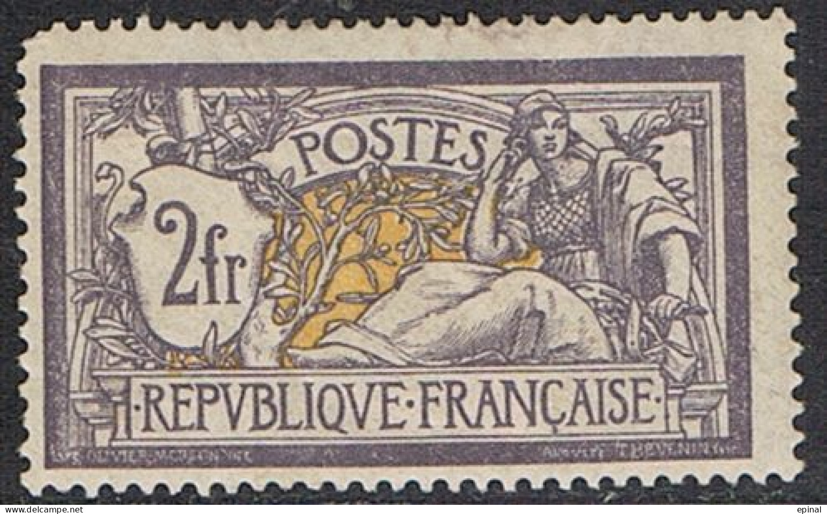 FRANCE : N° 122 *  (Type Merson) - PRIX FIXE - : 1/4 De La Cote - - 1900-27 Merson