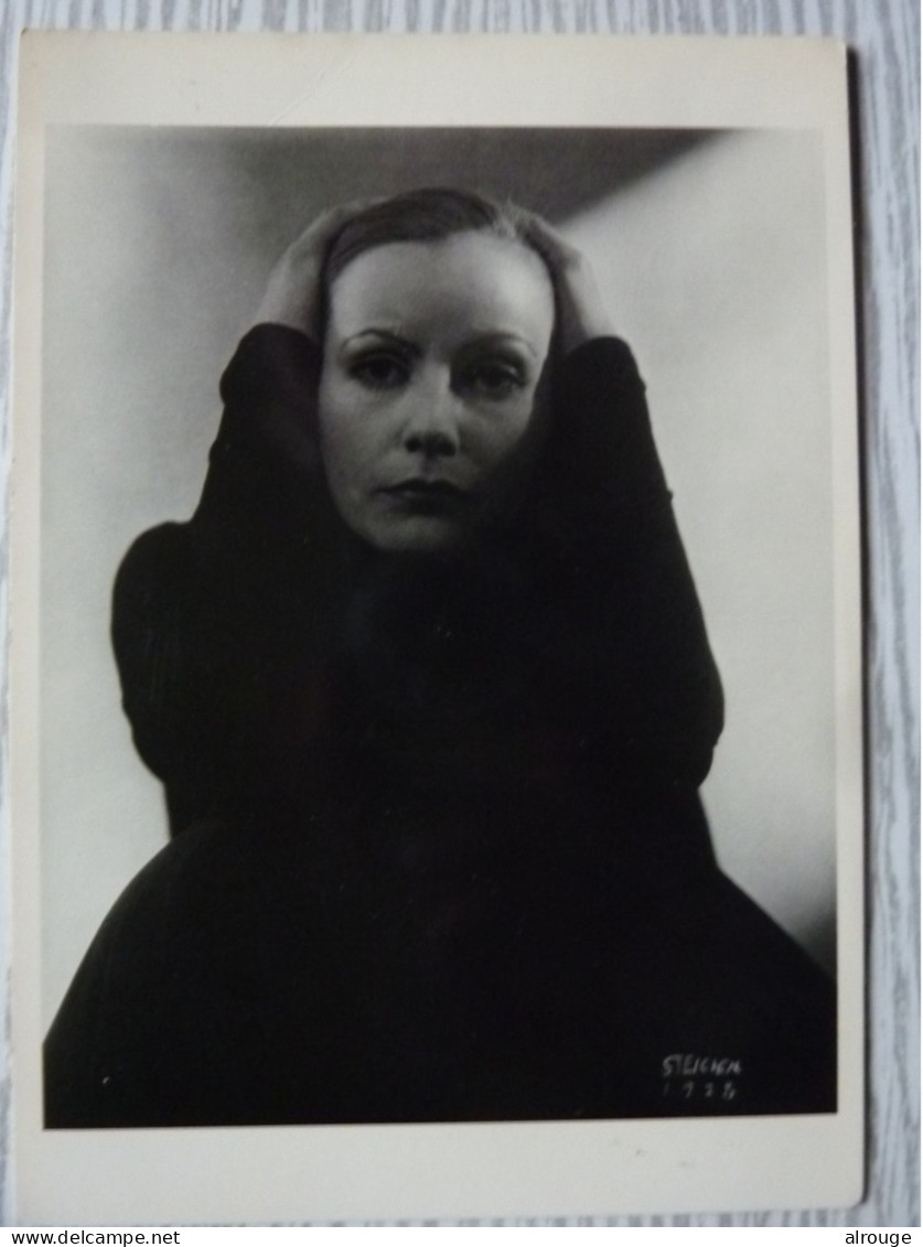 CP Greta Garbo, 1928, Divisé, Neuve - Artistas